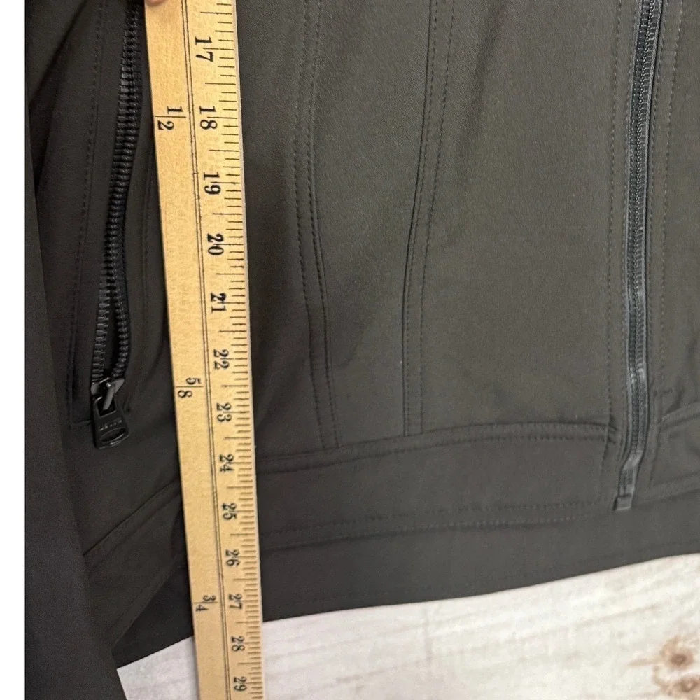 Levis Mens Black Softshell Trucker Jacket Full Zip Stand Collar Size XL EG